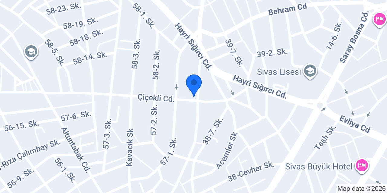 Koçzade Döner Kebap konumu