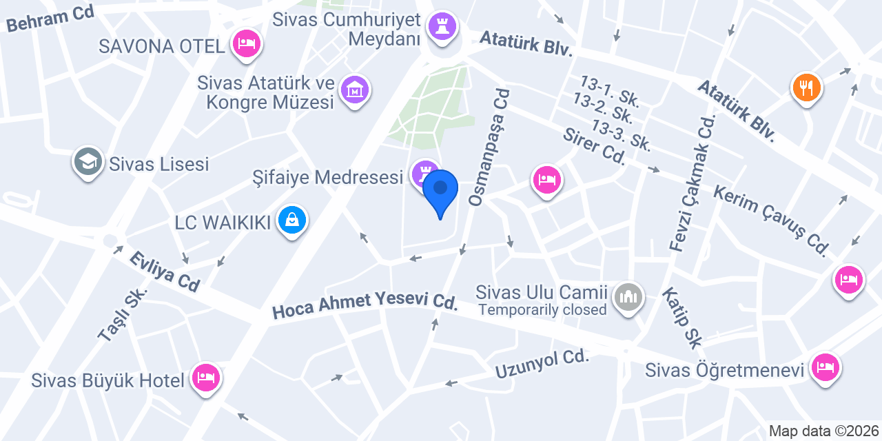 Tozlu Raflar Hediyelik Eşya konumu
