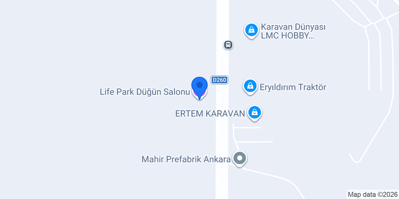 Life Park Düğün Salonu konumu