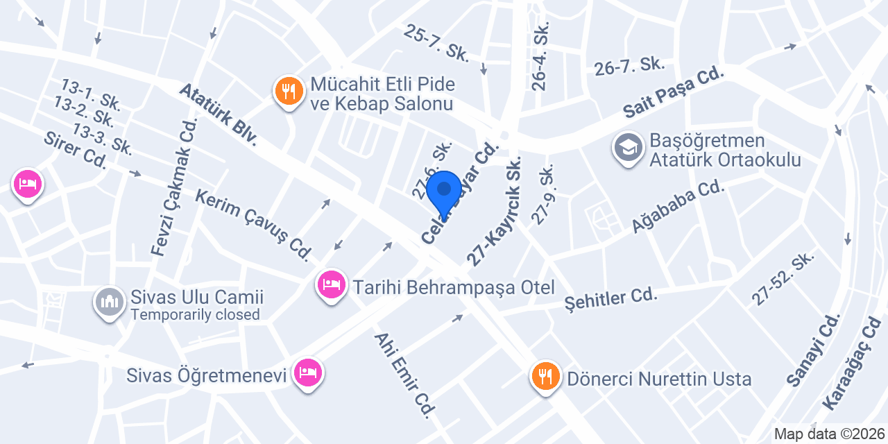 Sivas temizlik konumu