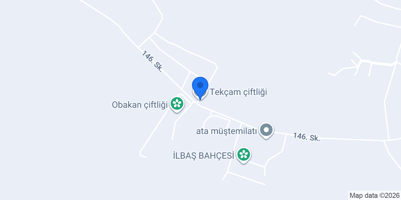 Tekçam çiftliği konumu