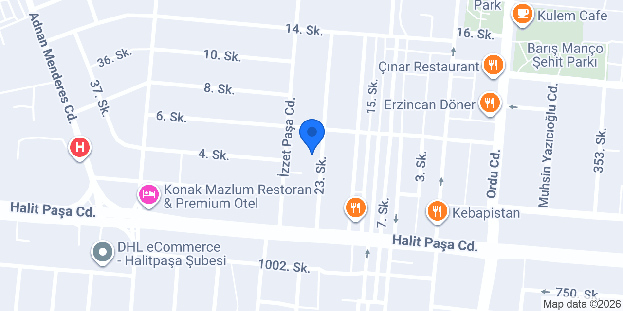 SEHER YAPI DEKORASYON konumu