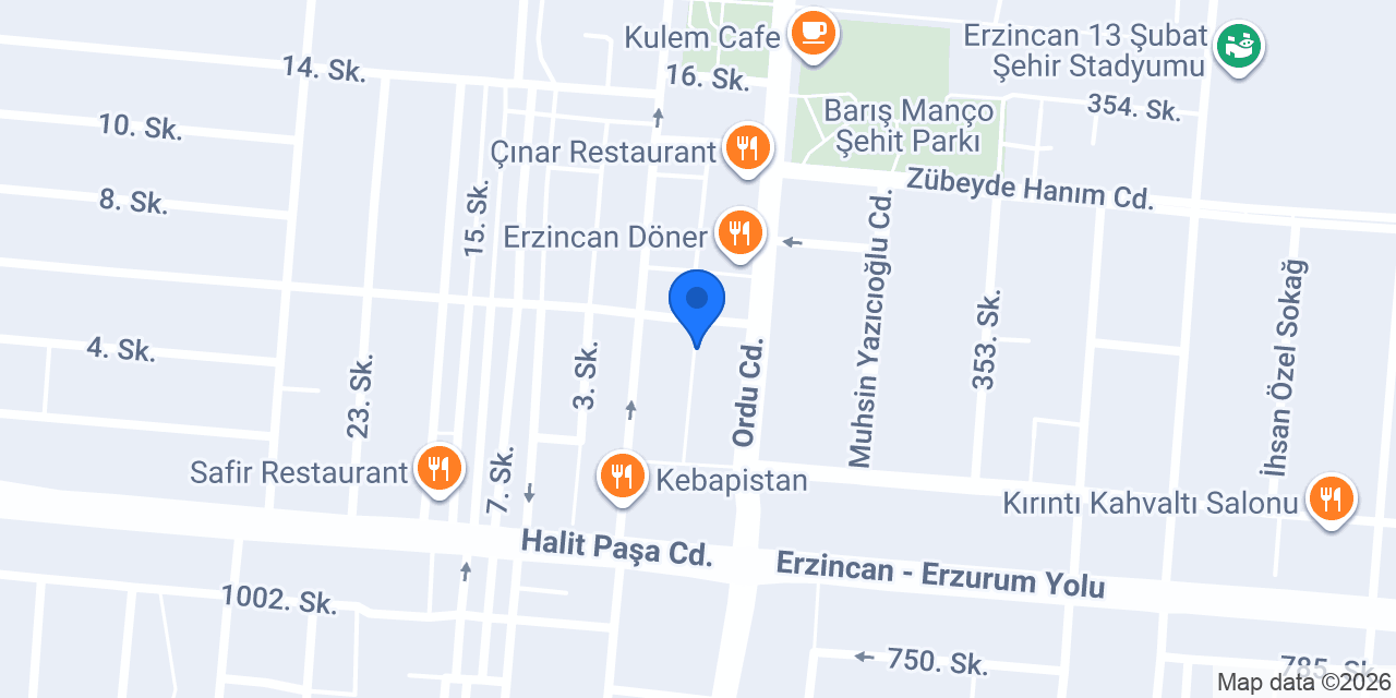 Özgül Bayan Kuaförü konumu