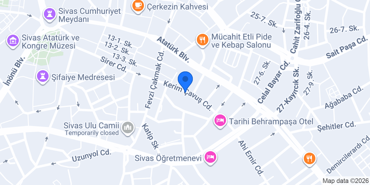 Akın Et konumu