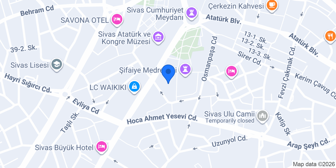 British Time Sivas konumu