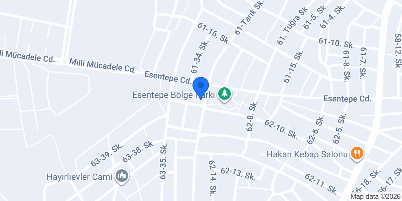 Çetinler Unlu Mamülleri konumu