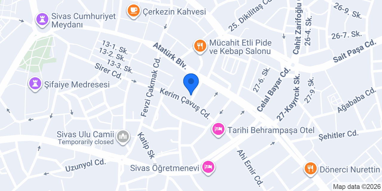 Optima Sigorta & Danişmanlik konumu