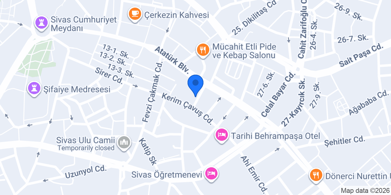 Tadım Yemekçilik konumu