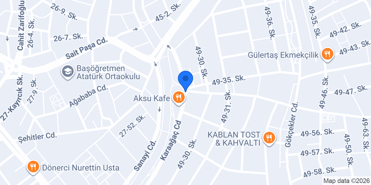 Net Hediyelik konumu
