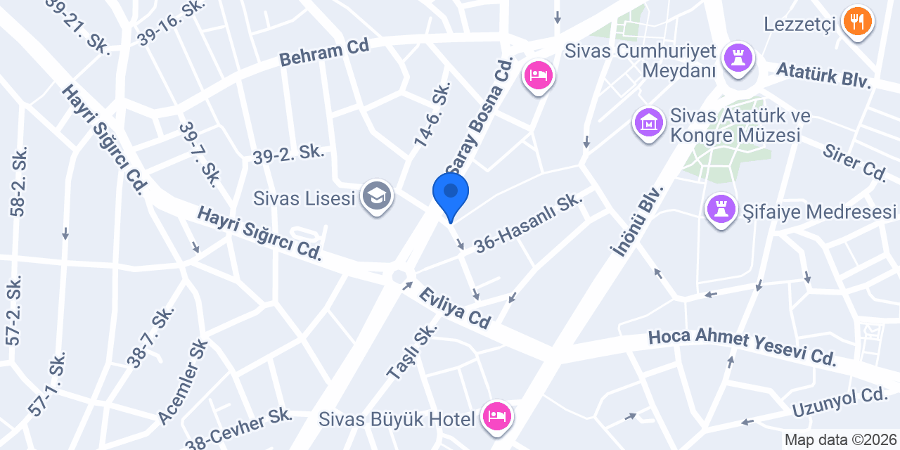 Ada Hediyelik Lazer Kesim konumu