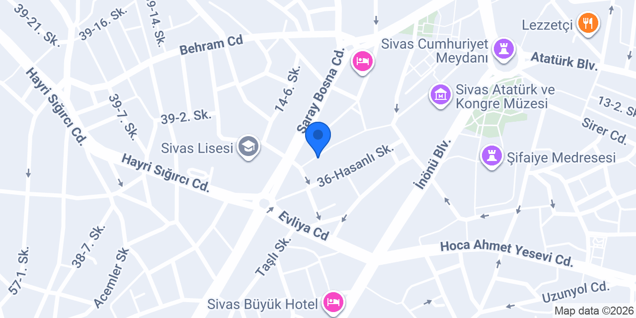 Deniz Bayan Pansiyonu/Apartı konumu