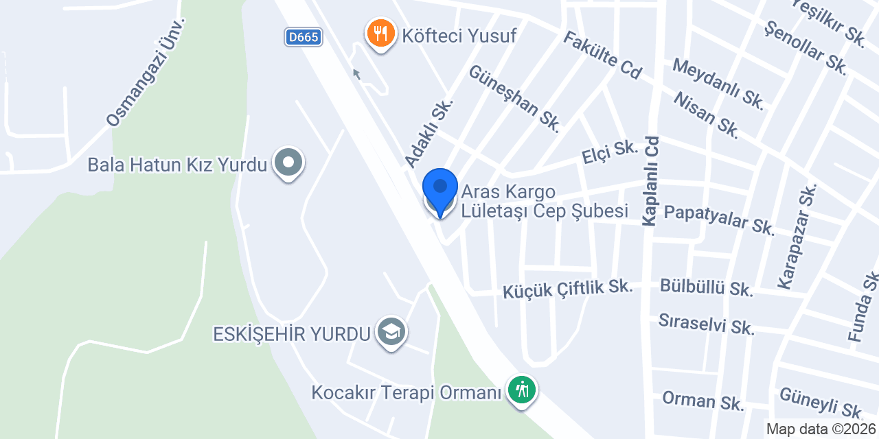 Aras Kargo Lületaşı Cep Şubesi konumu
