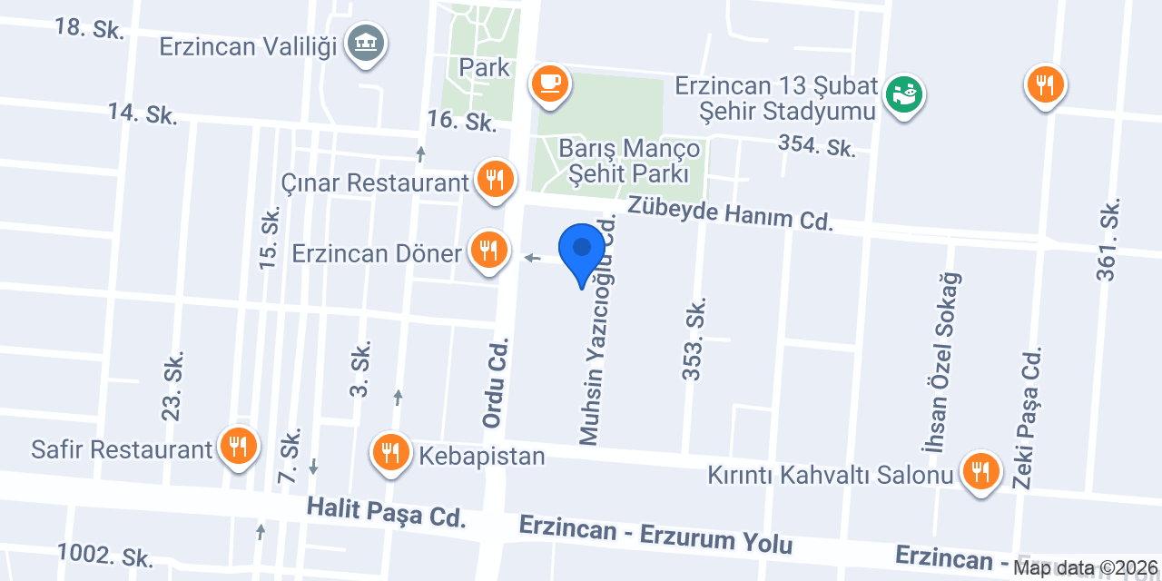 Diş Hekimi Hıdır Erdal konumu