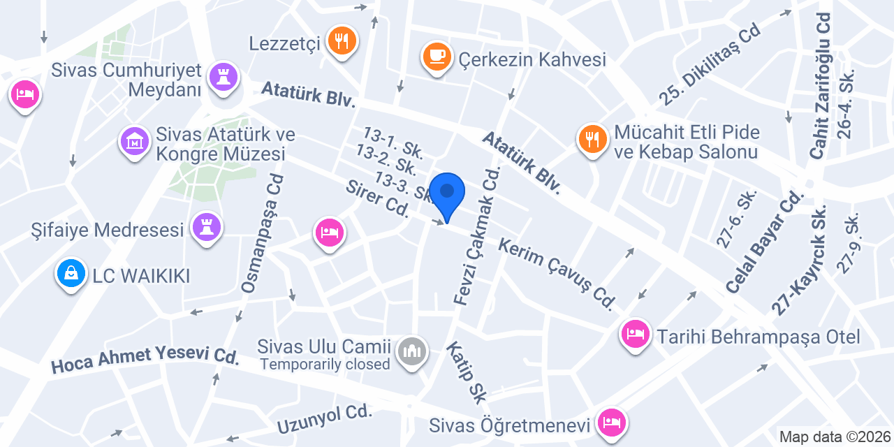 Zeynep Takı konumu
