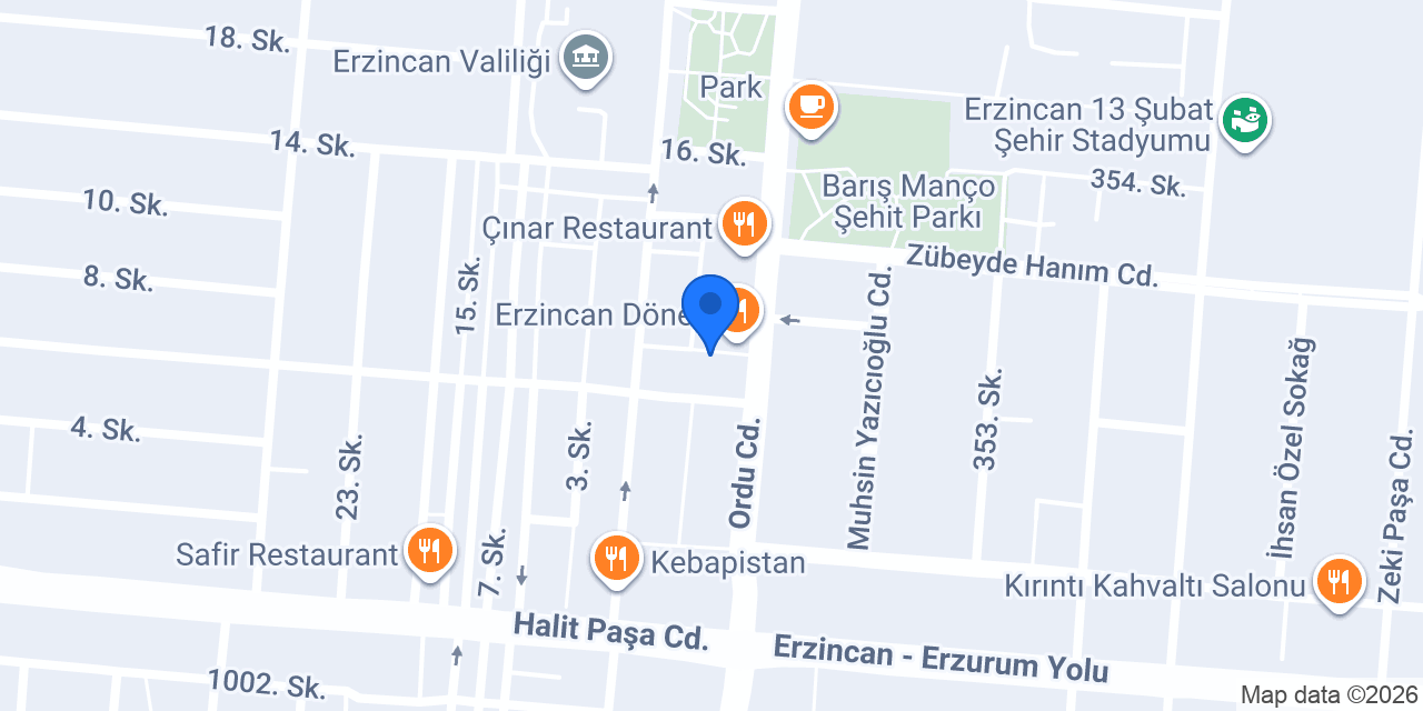 Beyoğlu Terzi Recep konumu