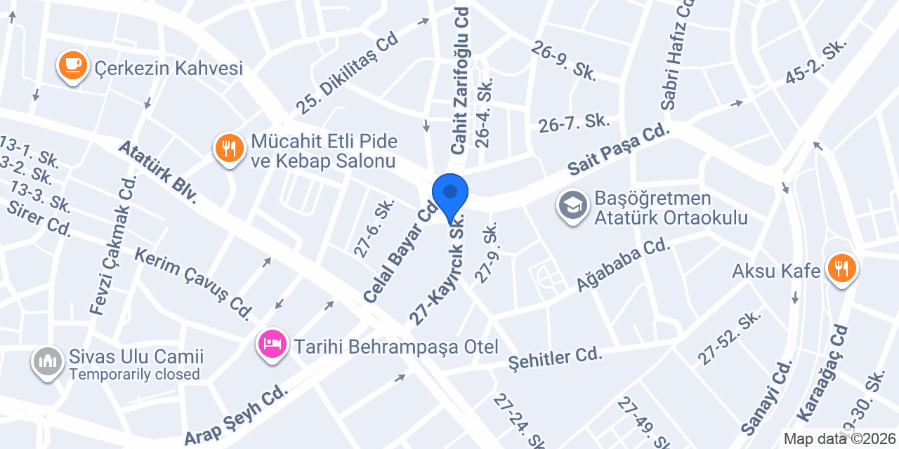 Gazioğulları Ticaret konumu