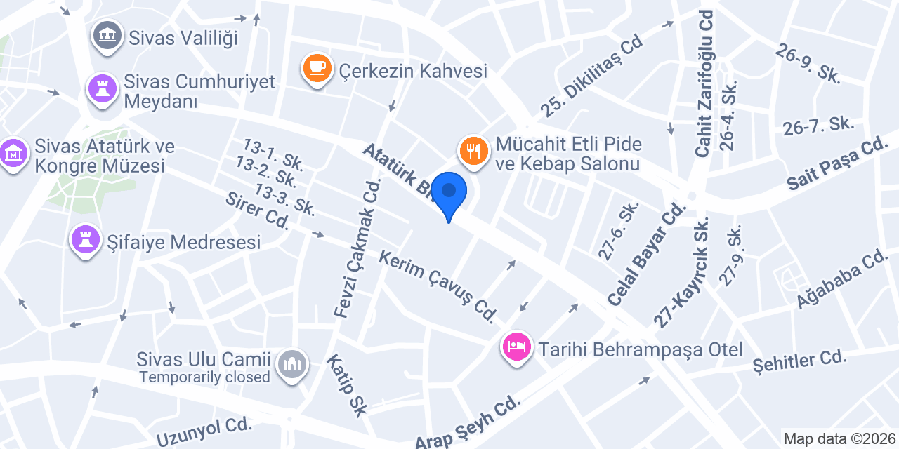 Elmalı İnşaat konumu