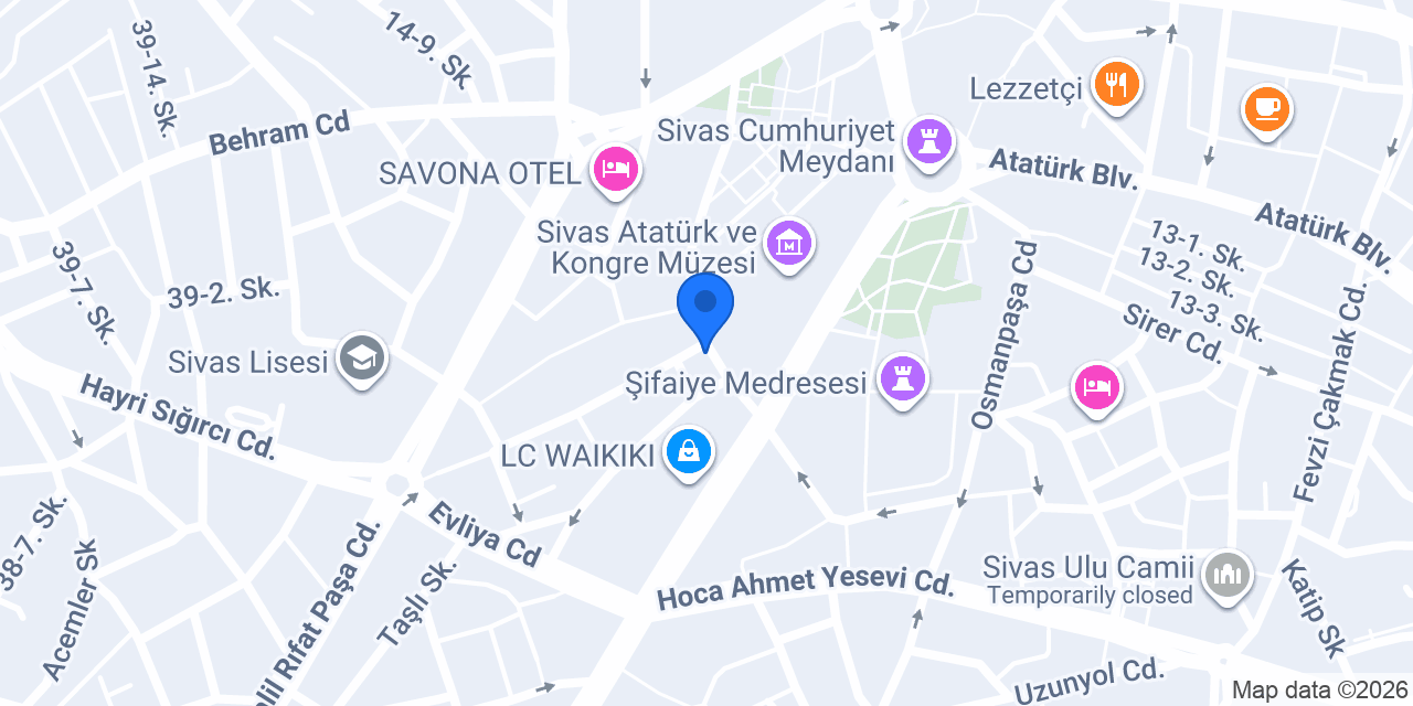 Salon ömer çevik bayan kuaförü konumu