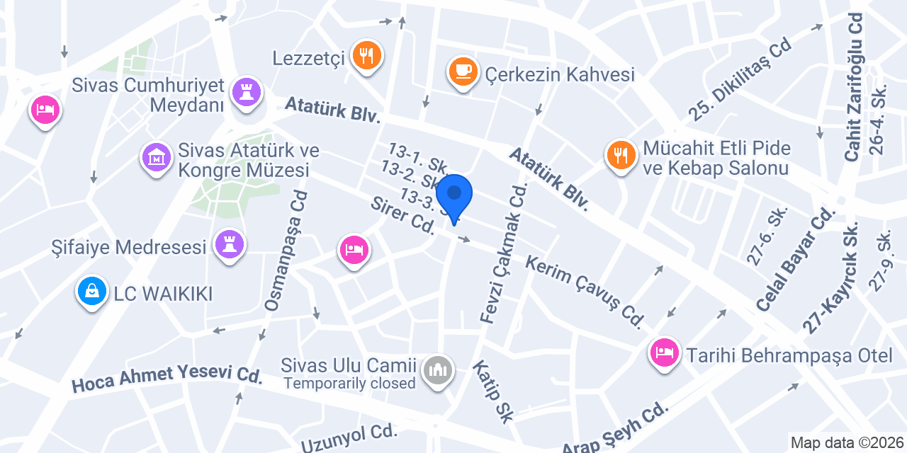 Sivas Umre konumu