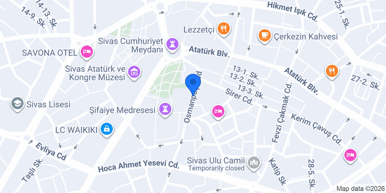 Sivas Gümüş konumu