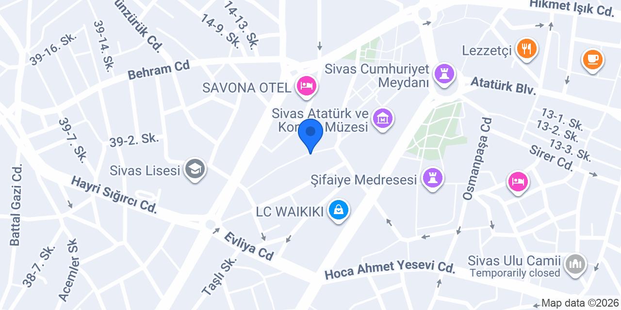 Baraka Kafe konumu