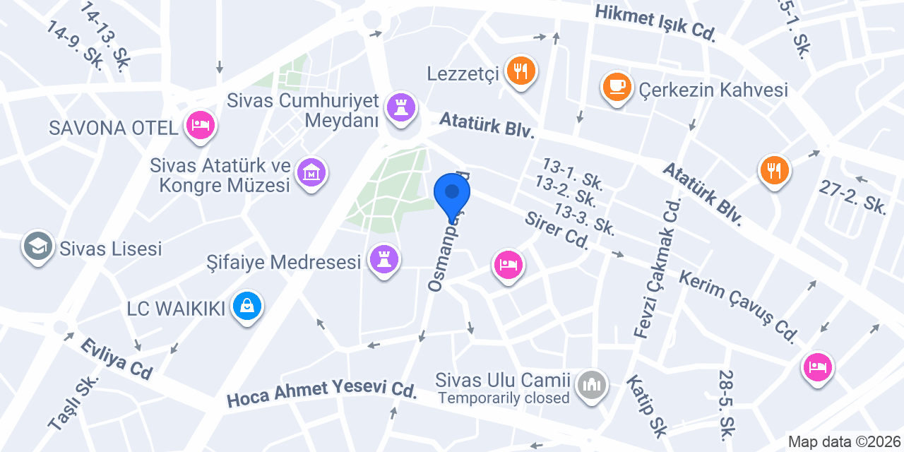 Göksel Optik konumu