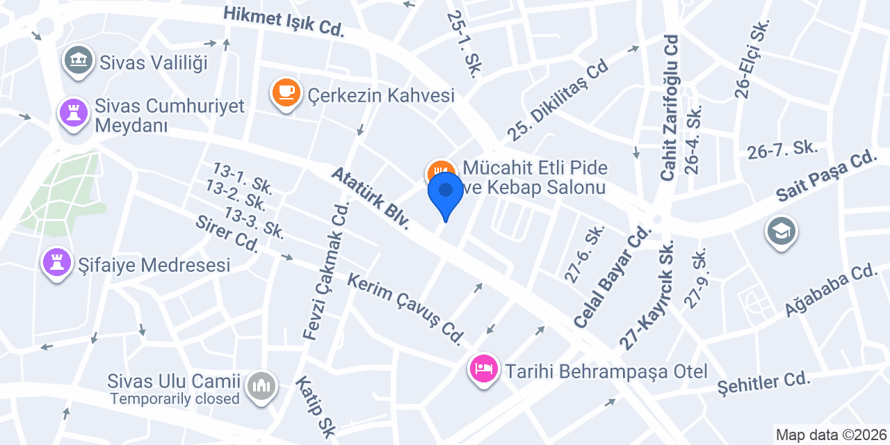 Besler Kebap Salonu konumu
