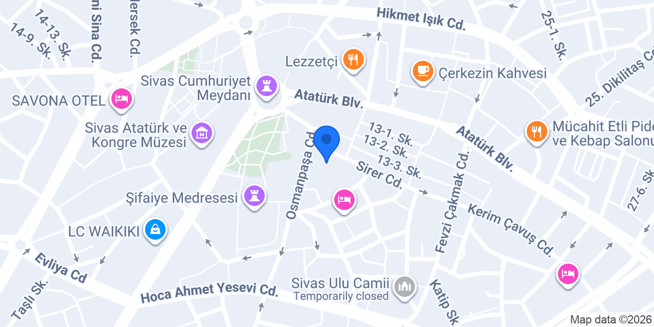 Özkaya Perde konumu