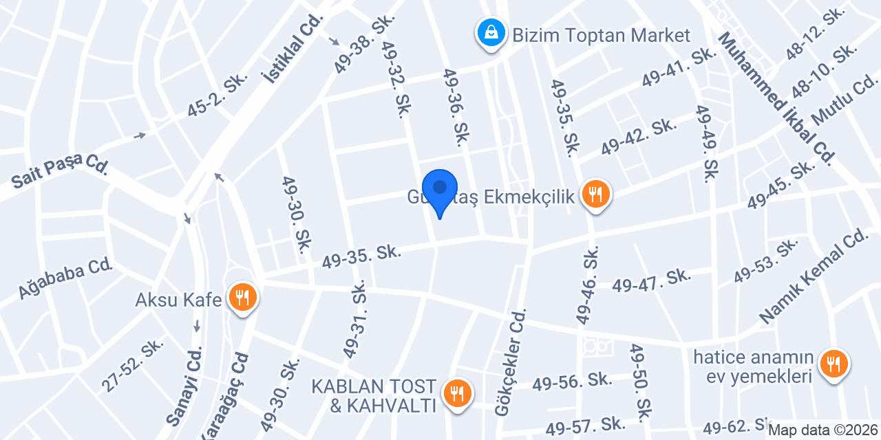 Gedik Ticaret konumu