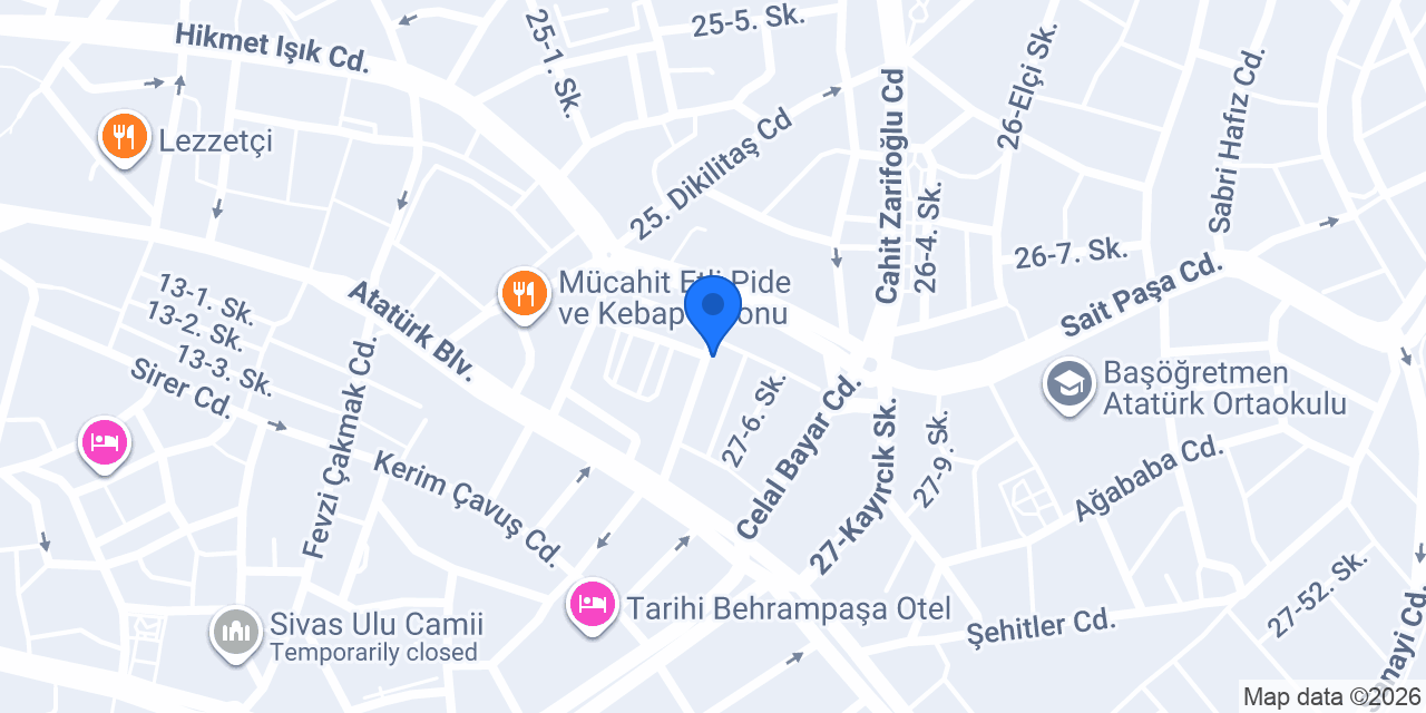 Akademi Emlak Ofisi konumu