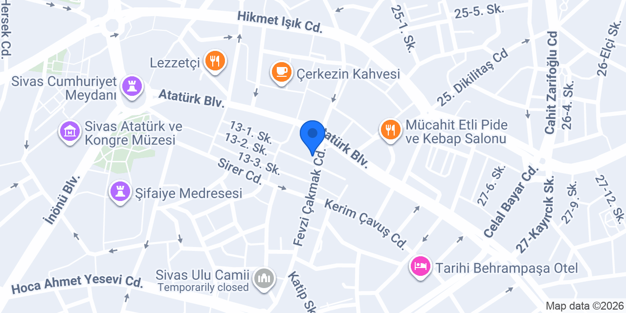 Derman Eczanesi konumu