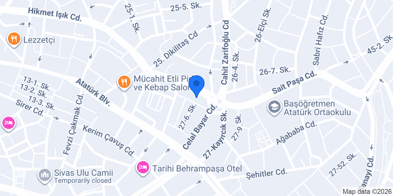 Nice Turizm | Sivas Çıkışlı Turlar konumu