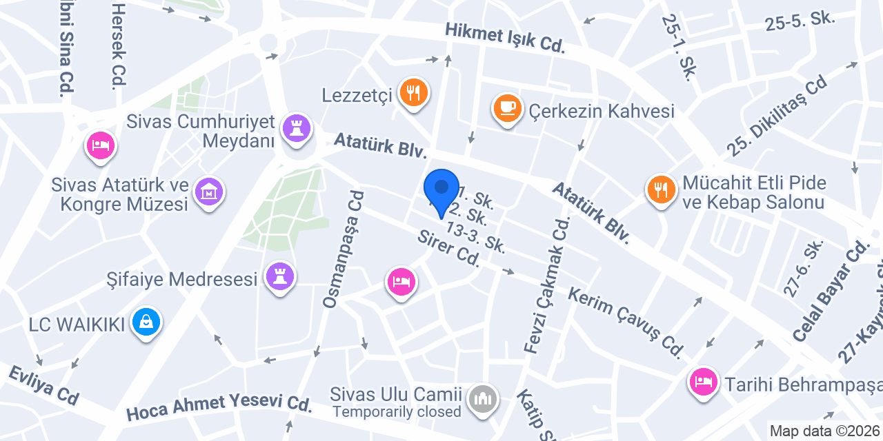 Aksu Mobilya konumu