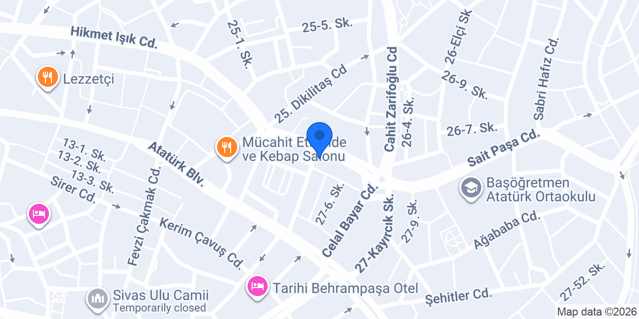 Kayışoğlu Tesisat konumu