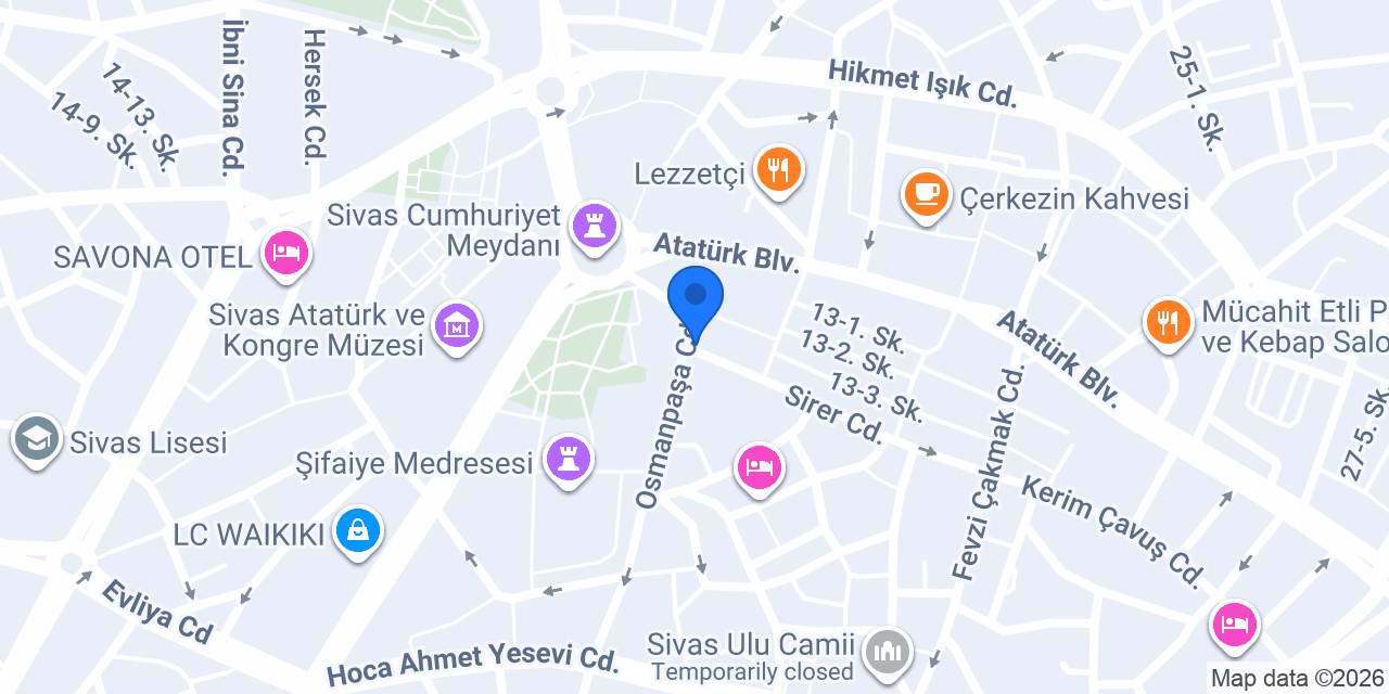 Av. Hacı Yılmaz DEMİR konumu