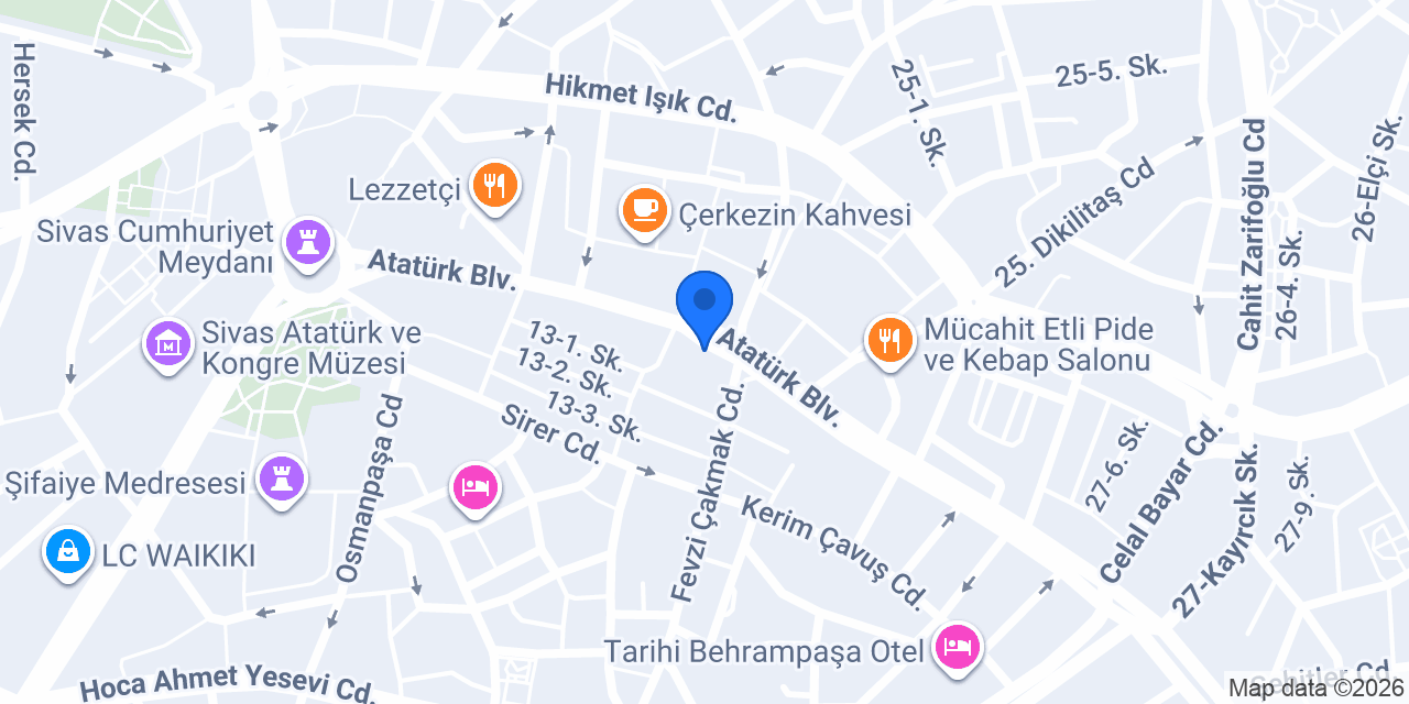 Avlu Kahve Taşhan konumu