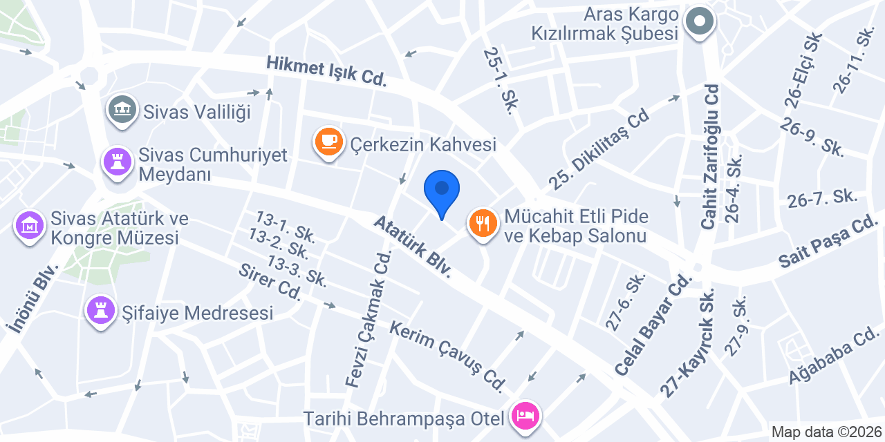 SEFA BAHARAT konumu