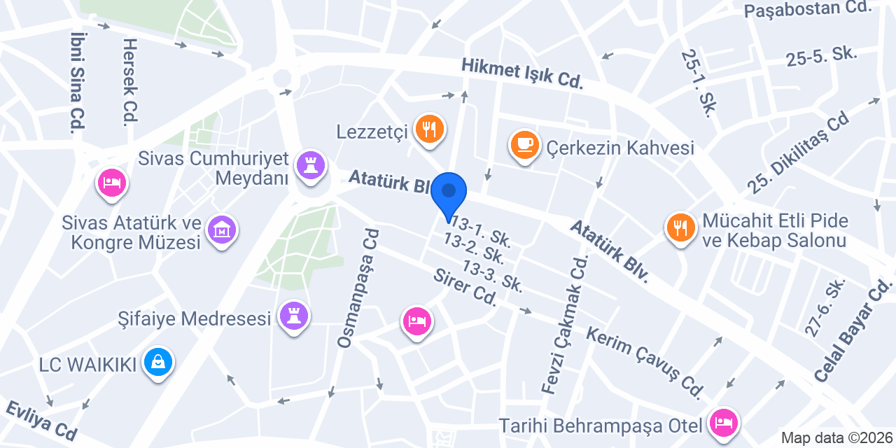 Tuğut Eczanesi konumu