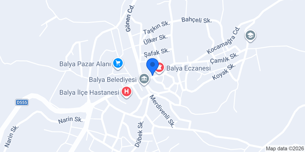 Balya Emlak konumu
