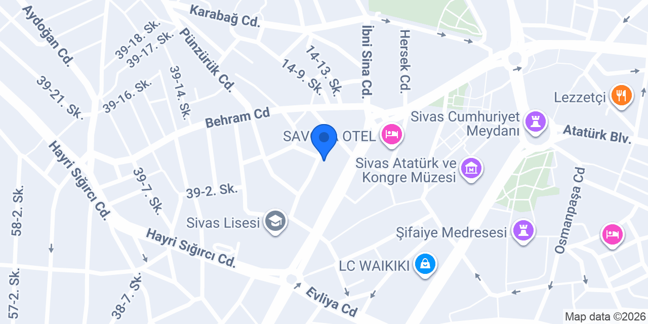 SİVAS ELEKTRİKÇİ ALİ USTA konumu