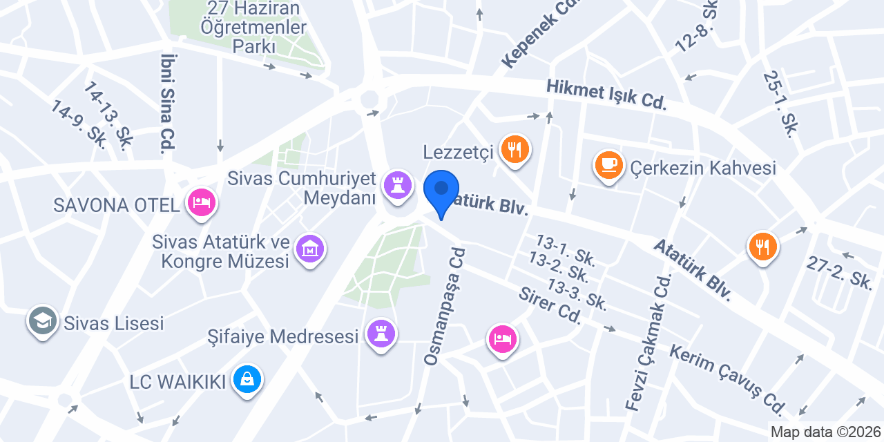 EMR YOL A.Ş. konumu