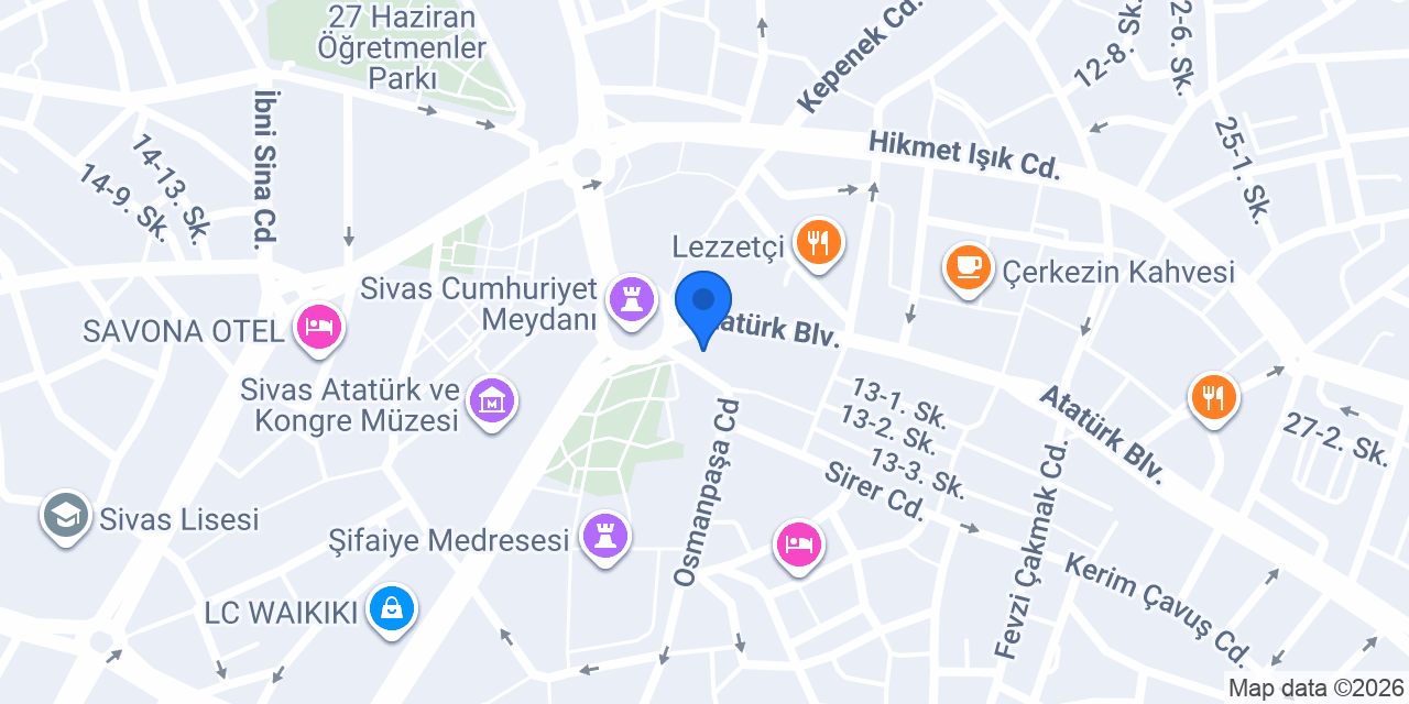 Dyt. Özge Karabağ OFLAZ konumu