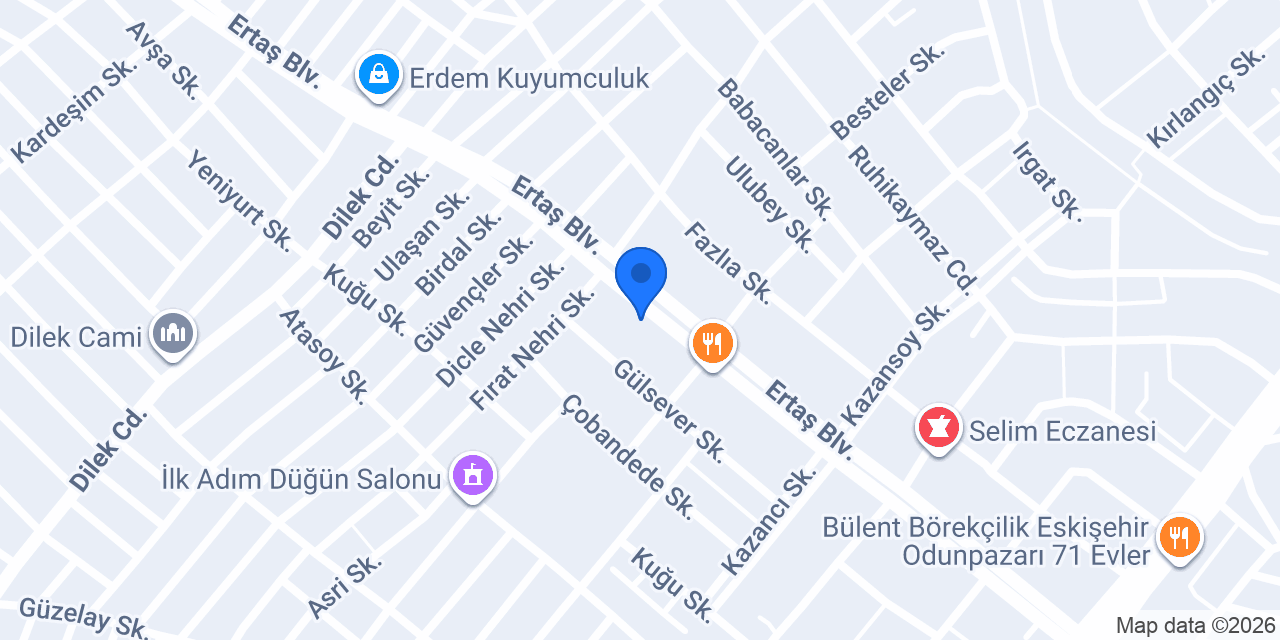 Itır Çiçek Evi Premium konumu