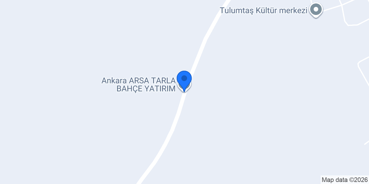 Ankara ARSA TARLA BAHÇE YATIRIM konumu