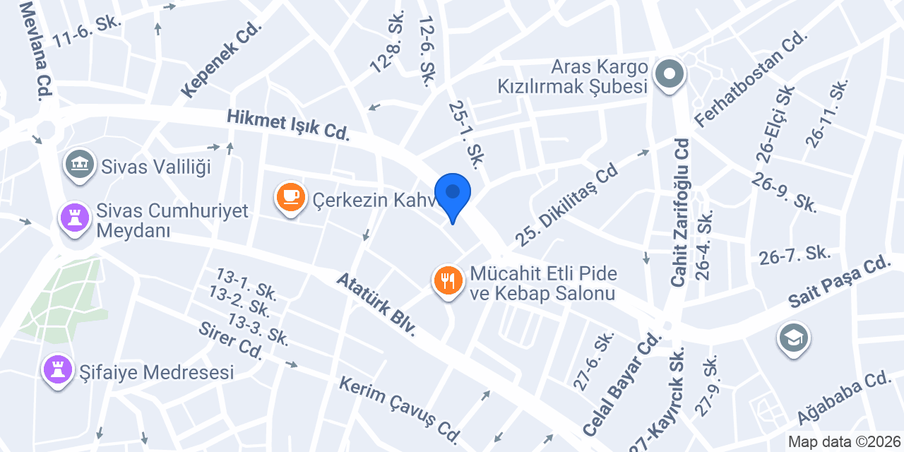 Kuruçay Rent A Car konumu