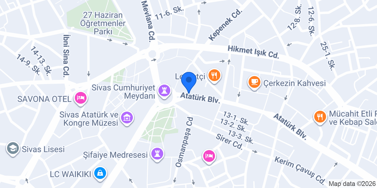 Altınbaş Sivas konumu