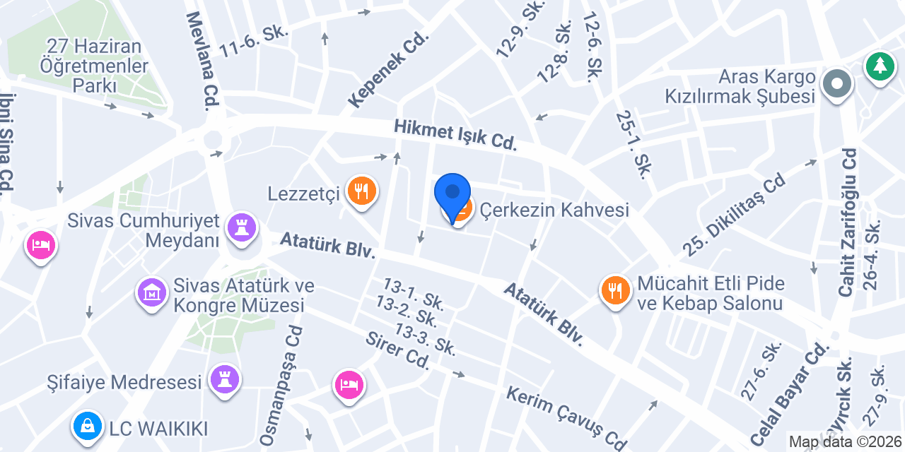 Kısmet Elektrik konumu