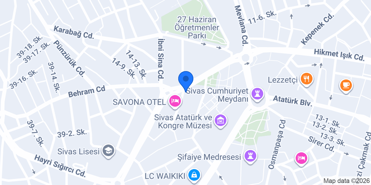Sivas Masal Turizm konumu