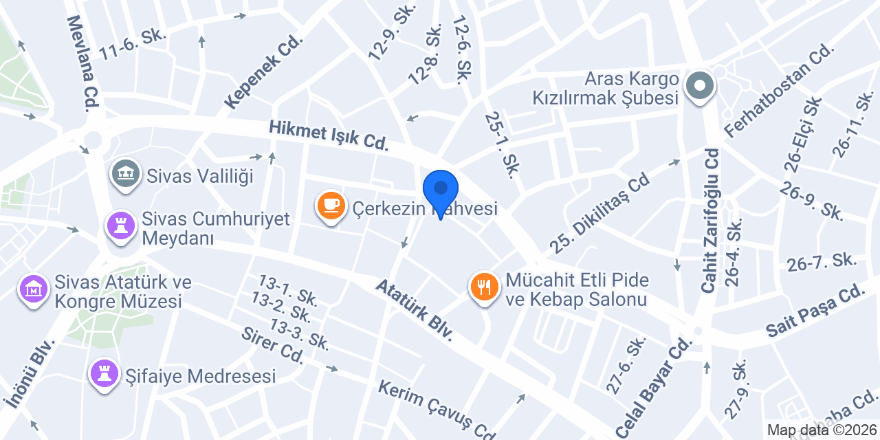 24 Eylül Motorlu Taşıt Sürücü Kursu konumu