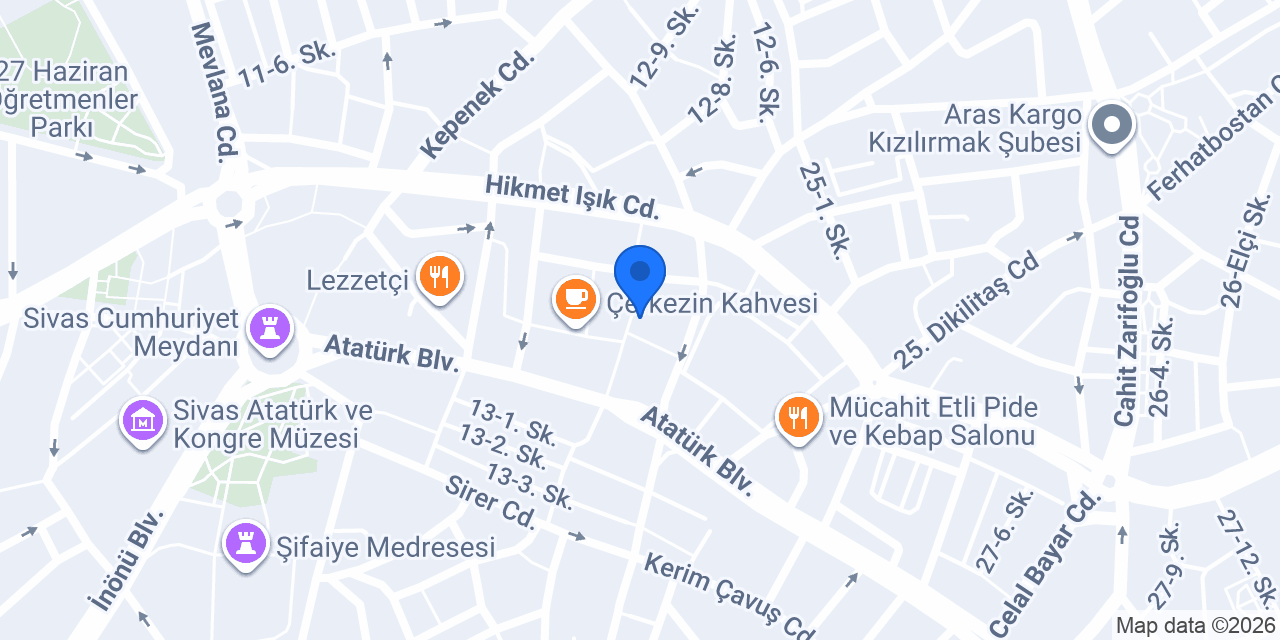 Birce Çay ve Kahve Evi konumu